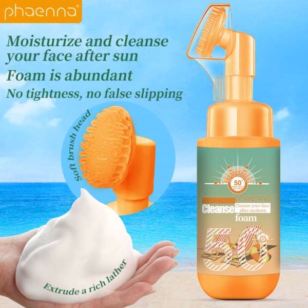 Phaenna Whitening, repairing skin, cleaning face foam 230ml