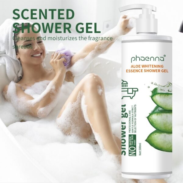 Phaenna Aloe Vera Oil Control Moisturizing Shower Gel 500g - Image 3