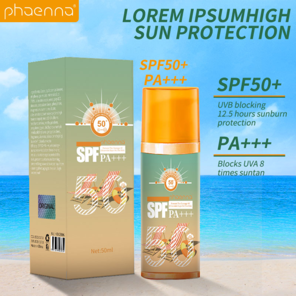 Phaenna Whitening, sun protection, and skin repair lotion 50ml
